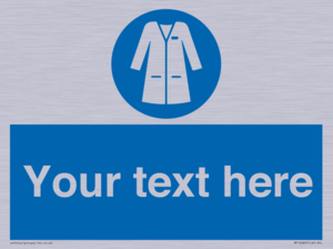 Custom Mandatory: Wear laboratory coat